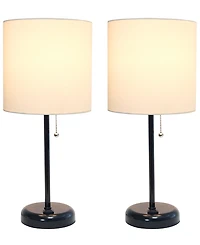LimeLights Stick Lamp with Charging Outlet