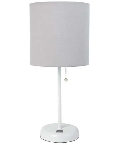 LimeLights Stick Lamp with Usb Charging Port