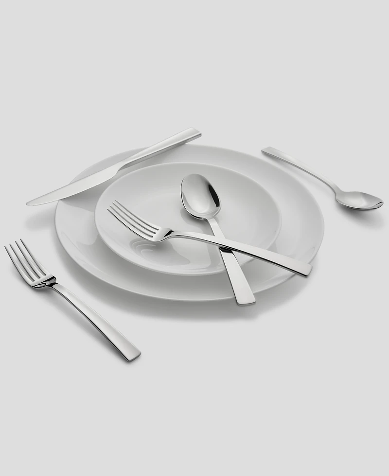 Cambridge Silversmiths Rhyme Mirror Flatware Set, 20 Piece