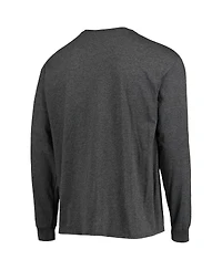 Men's Original Retro Brand Cooper Kupp Heathered Black Eastern Washington Eagles Long Sleeve T-shirt