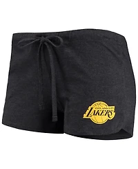 Women's Concepts Sport Charcoal Los Angeles Lakers Billboard Tank Top and Shorts Sleep Set