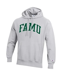 Men's Champion Gray Florida A&M Rattlers Tall Arch Pullover Hoodie
