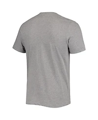 Men's '47 Brand Heathered Gray Los Angeles Rams Super Rival Team T-shirt