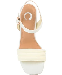 Journee Collection Women's Skiler Block Heel Sandals