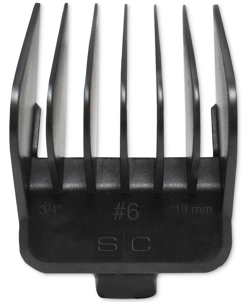 StyleCraft Professional 8-Pc. Dub Magnetic Clipper Guards Set - Black