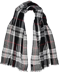 Fraas Women's Signature Plaid Lightweight Evening Wrap