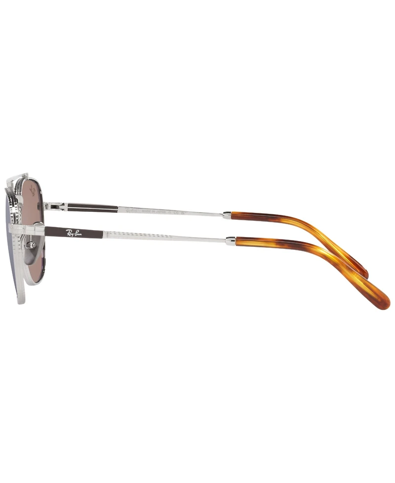 Ray-Ban Unisex Sunglasses, Frank Ii Titanium 51
