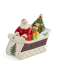 Christmas Tree Santa Sleigh Cookie Jar