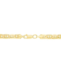 Men's Solid Mariner Link, 22" Chain Necklace (5-5/8mm) in 10k Gold