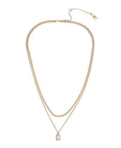 Steve Madden Women's Stone Layered Necklace