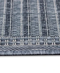 Liora Manne' Malibu Simple Border 6'6" x 9'3" Outdoor Area Rug