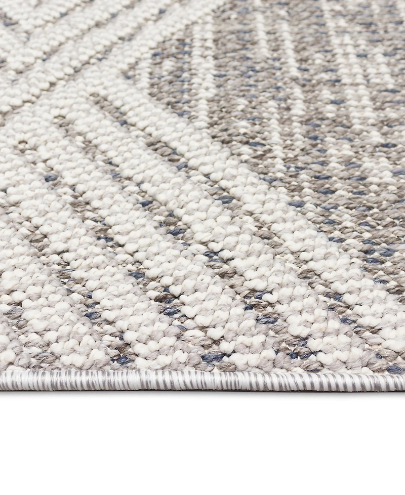 Liora Manne' Dunes Modern Diamond 1'11" x 7'6" Runner Outdoor Area Rug