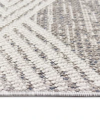 Liora Manne' Dunes Modern Diamond 1'11" x 7'6" Runner Outdoor Area Rug