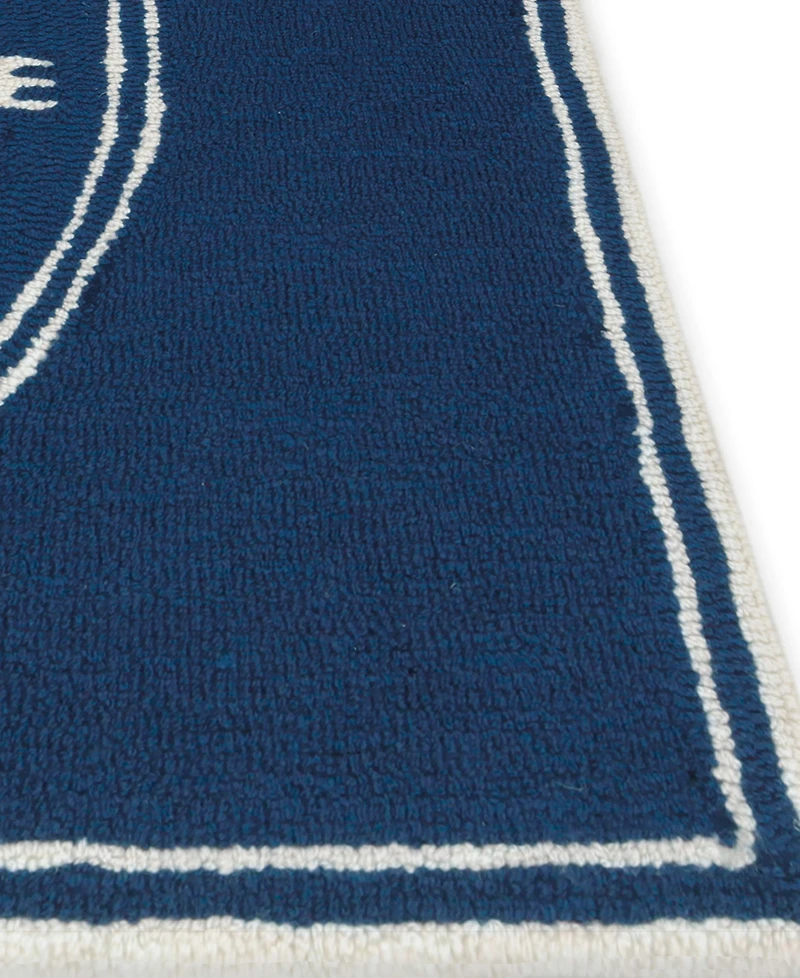 Liora Manne' Frontporch Compass 5' x 7'6" Outdoor Area Rug