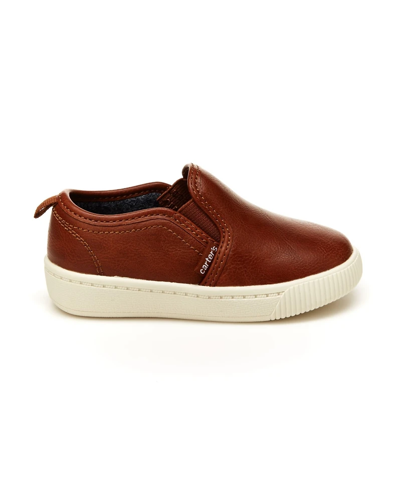 Carter's Toddler Boys Faux Leather Ricky Casual Slip On Shoes