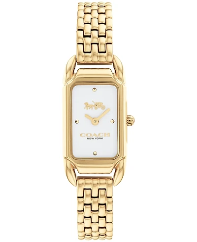 Coach Women's Cadie Gold-tone Bracelet Watch 17.5mmX28.5mm