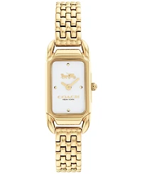 Coach Women's Cadie Gold-tone Bracelet Watch 17.5mmX28.5mm