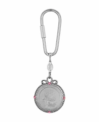 Women's October Flower of the Month Calendula Key Fob