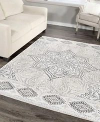 Closeout Orian Adagio Paisley Points Area Rug