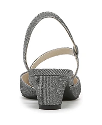 LifeStride Women's Minimalist Slingback Kitten Heel Pumps