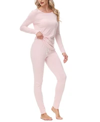 Women's Knit Long Sleeve Scoop Neck with the Legging Set