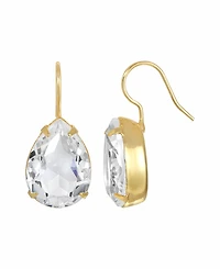 Women's Crystal Teardrop Wire Earrings