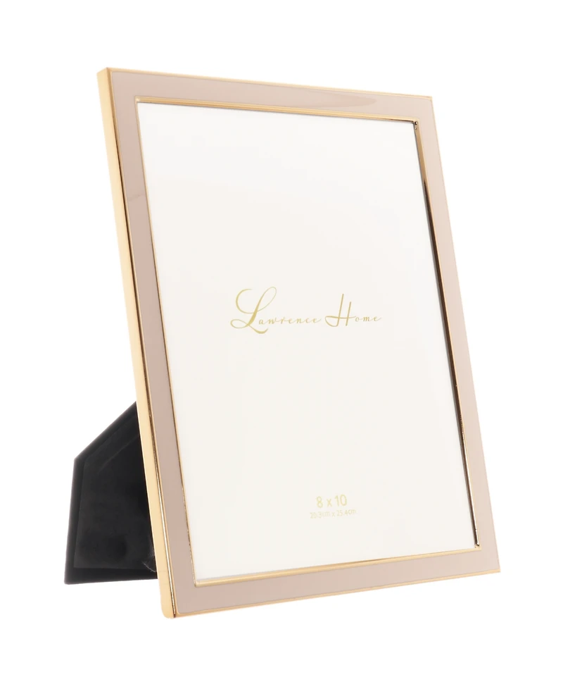 Metal and Enamel Picture Frame, 8" x 10"