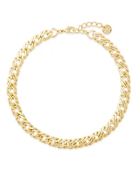 brook & york Reya Curb Chain Anklet