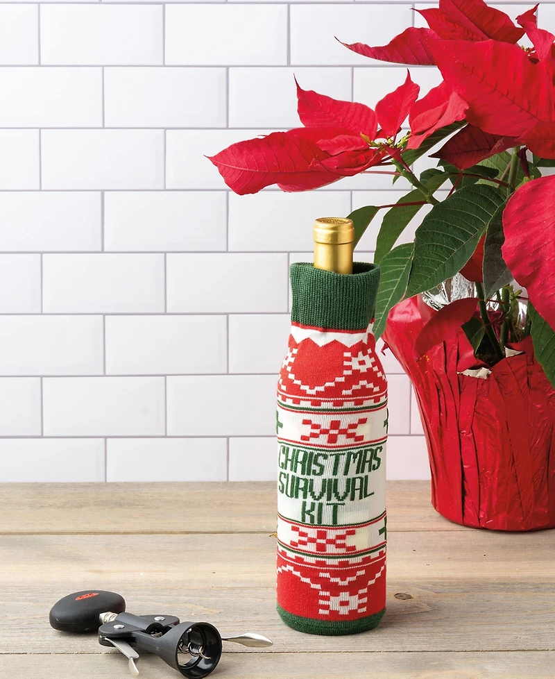 Primitives by Kathy Christmas Survival Kit Bottle Sock