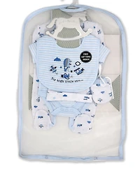 Baby Boys Fly High Layette Gift Mesh Bag, 5 Piece Set