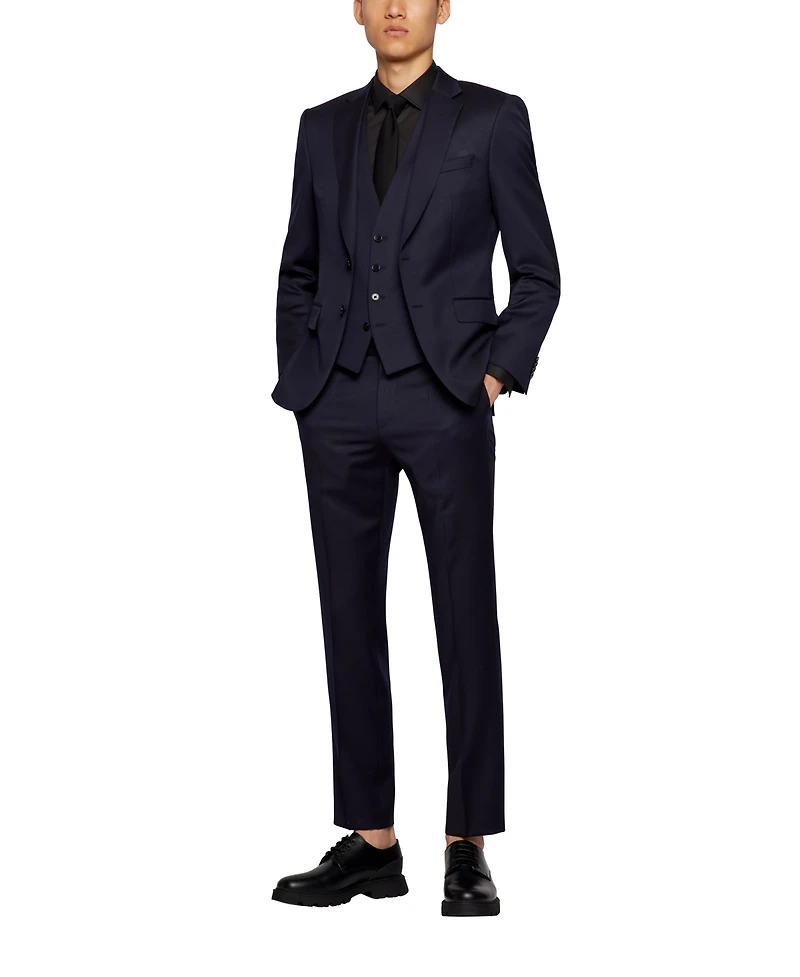 Boss by Hugo Men's Virgin-Wool Serge Slim-Fit Vest