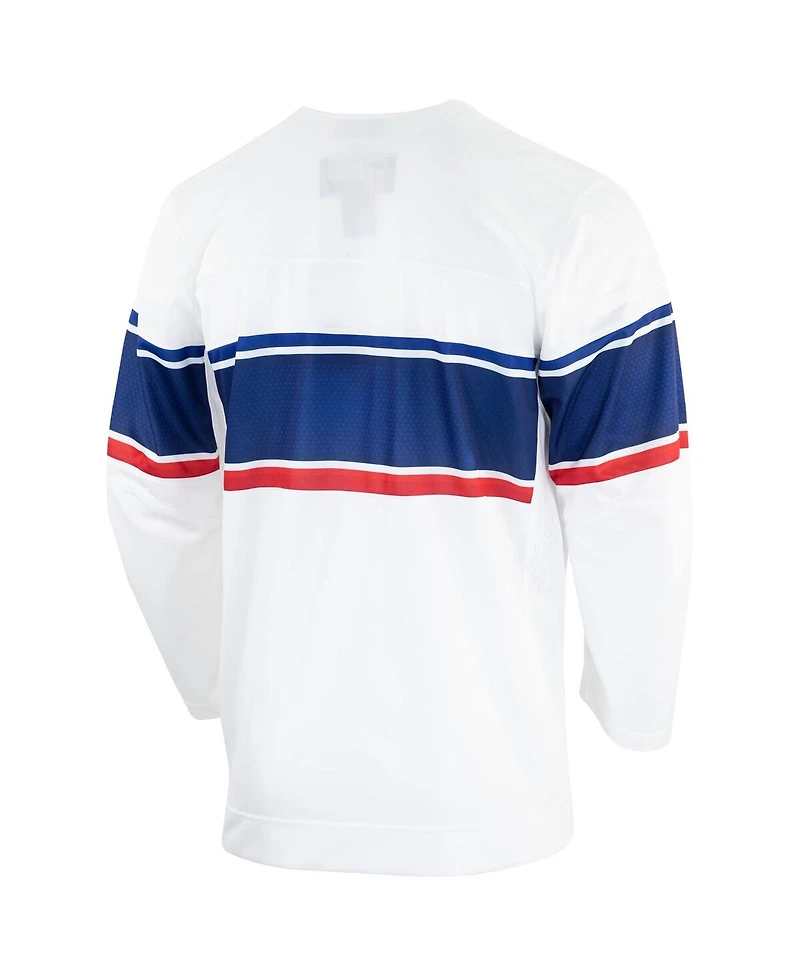 Men's Nike White Team Usa Hockey 2022 Winter Olympics Collection Jersey