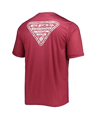 Men's Columbia Crimson Alabama Crimson Tide Terminal Tackle Omni-Shade T-shirt