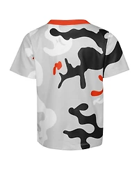 Newborn and Infant Boys Girls Orange, Black San Francisco Giants Pinch Hitter T-shirt Shorts Set