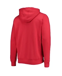Men's New Era Red Miami Marlins City Connect Pullover Hoodie