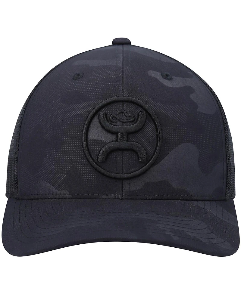 Men's Hooey Black O-Classic Trucker Snapback Hat