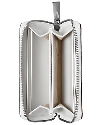 Michael Kors Logo Jet Set Zip-Around Card Case