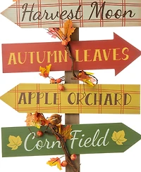Glitzhome Fall Pumpkin Patch Porch Sign, 42.50"