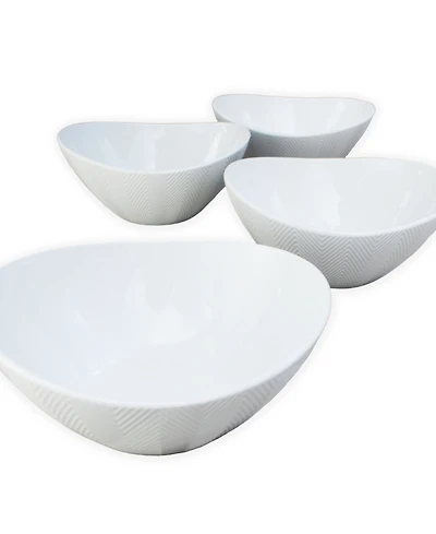Euro Ceramica Highlands Serving Bowls, Set of 4