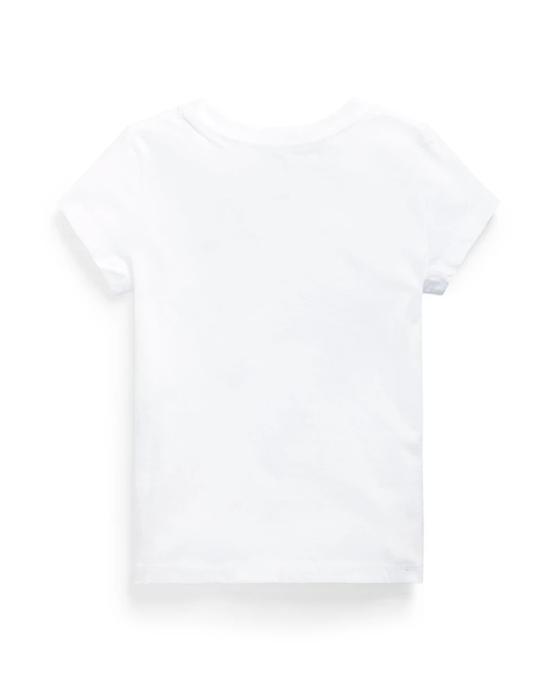 Polo Ralph Lauren Toddler and Little Girls Cotton Jersey Short Sleeve T-shirt