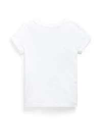 Polo Ralph Lauren Toddler and Little Girls Cotton Jersey Short Sleeve T-shirt