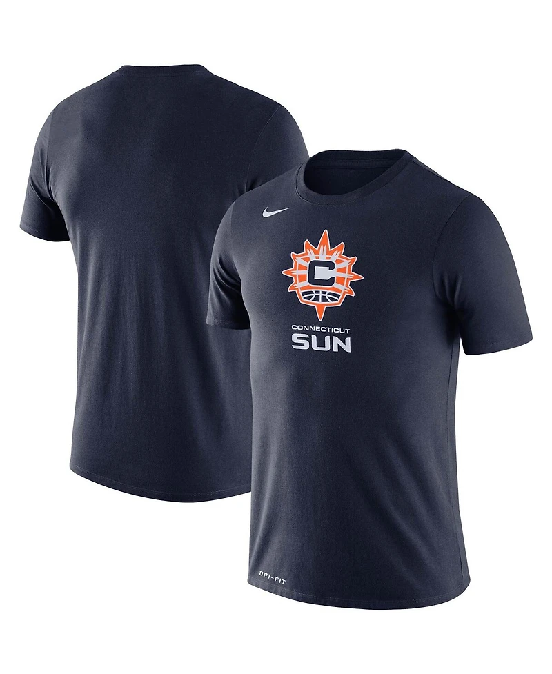 Men's Nike Navy Connecticut Sun Logo Performance T-shirt