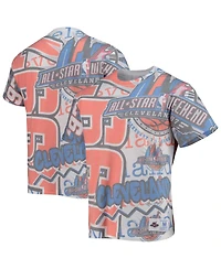 Men's Mitchell & Ness White 1997 Nba All-Star Game Hardwood Classics Jumbotron T-shirt