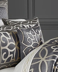 J Queen New York Deco Decorative Pillow, 18" x 18"
