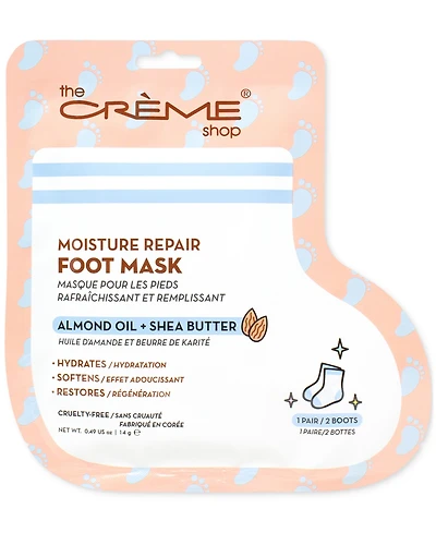 The Creme Shop Moisture Repair Foot Mask, 3-Pk.