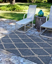 Lr Home Shoreline Srl-875 5'3" x 7' Outdoor Area Rug