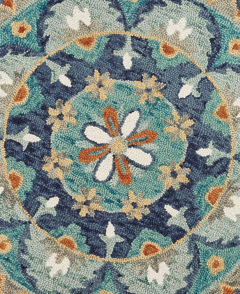 Lr Home Radiance Rdc-099 6' x 6' Round Area Rug