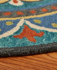 Lr Home Radiance Rdc-026 4' x 4' Round Area Rug