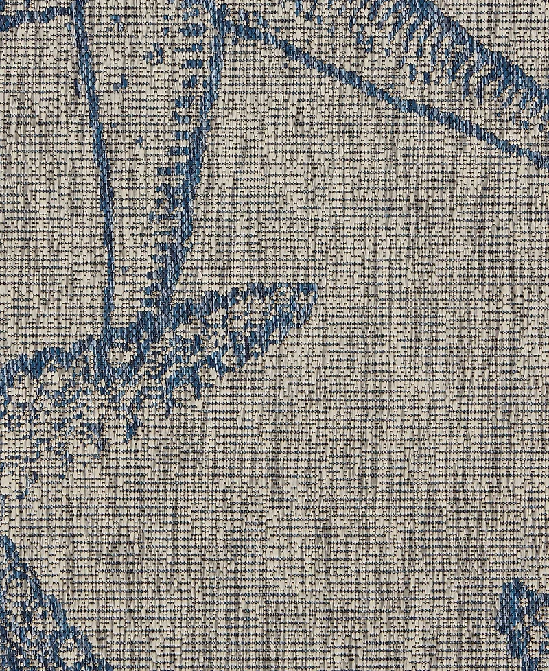 Closeout! Lr Home Nassau NASS810D 7'9" x 9'5" Outdoor Area Rug