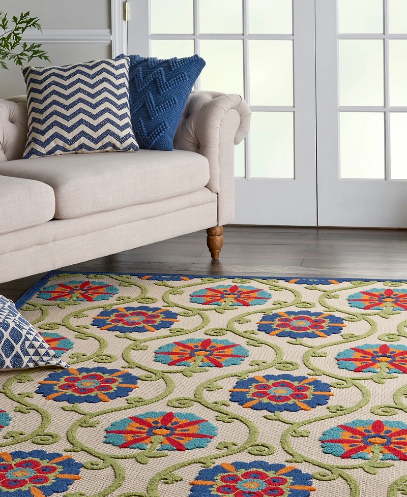 Nourison Home Aloha ALH19 6' x 9' Outdoor Area Rug